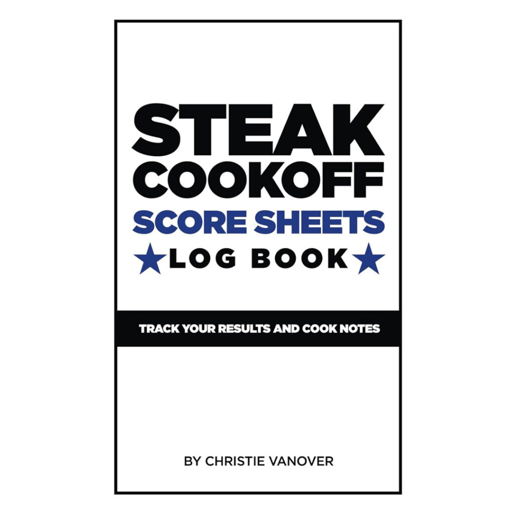 Steak Cookoff Log Book. 